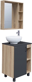 Grossman Мебель для ванной Флай 60 GR-3014 дуб сонома/серая – фотография-1